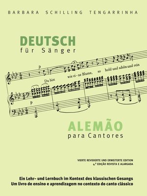 cover image of Deutsch für Sänger--Alemão para Cantores